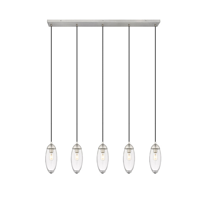 Arden - Linear Chandelier in Brushed Nickel by Z-Lite