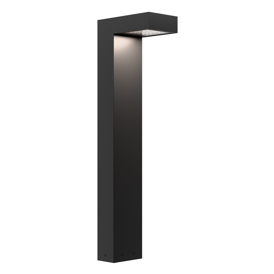 Grand Ledge 12V Bollard in Black on Aluminum by WAC Lighting