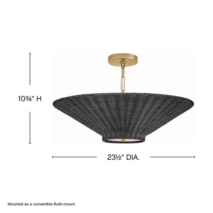 Delia Small Convertible Chandelier