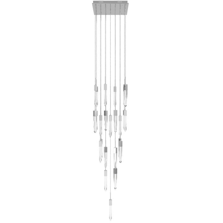 The Original Aspen Sputnik Chandelier in Polished Chrome/Clear Crystals by Avenue Lighting