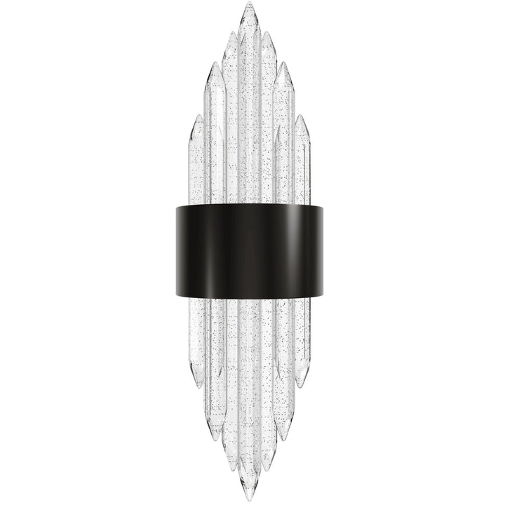 The Original Aspen Bubbled Crystal Rods LED Wall Sconce in Dark Bronze by Avenue Lighting