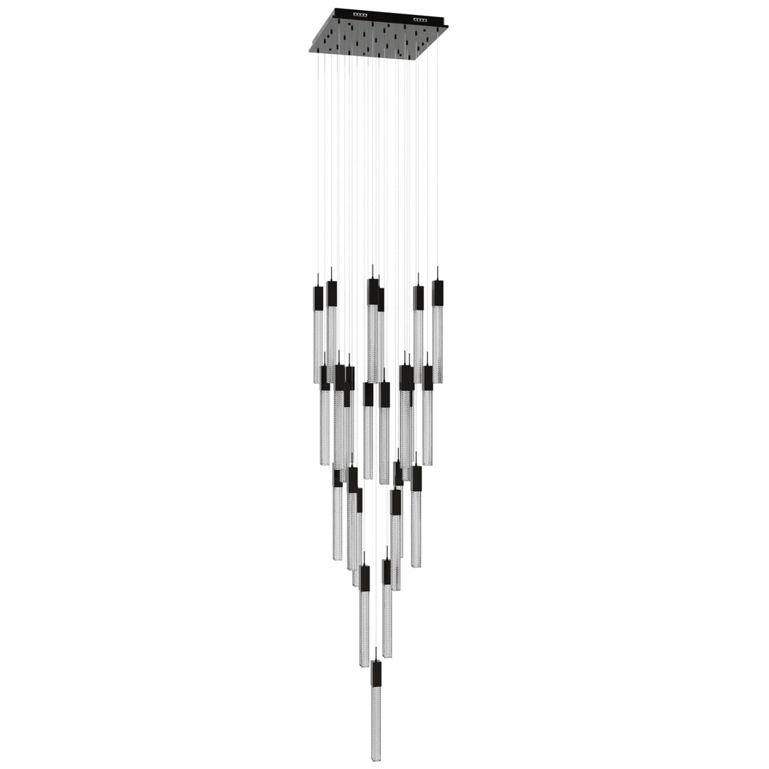 Boa Sputnik Chandelier in Dark Bronze/Studded Crystals by Avenue Lighting