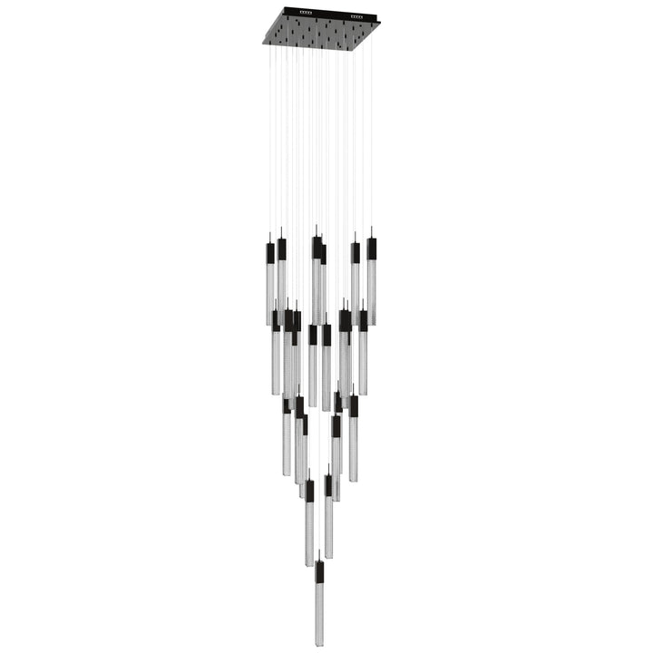 Boa Sputnik Chandelier in Dark Bronze/Studded Crystals by Avenue Lighting