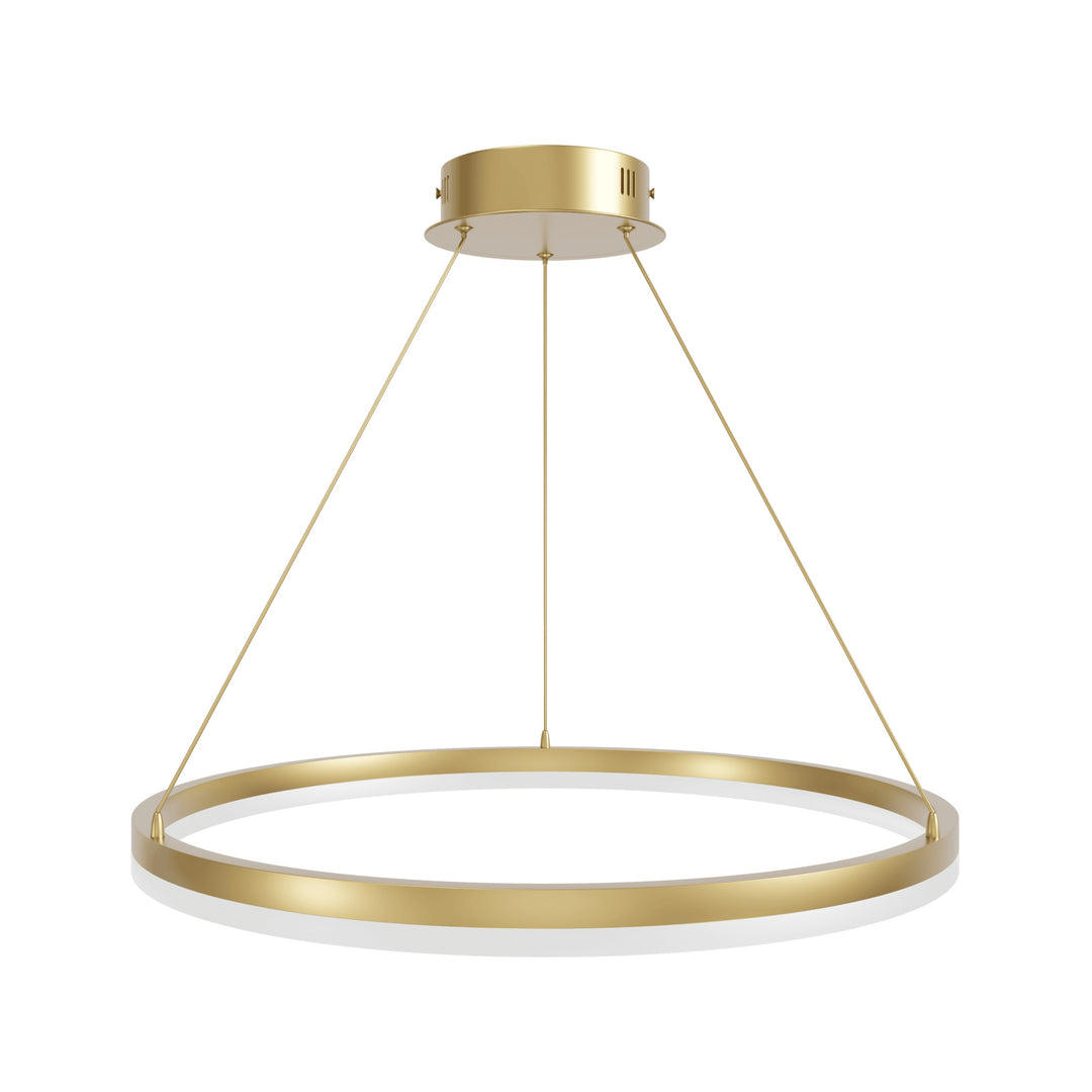 Circa LED Ring Pendant in Gold by Avenue Lighting