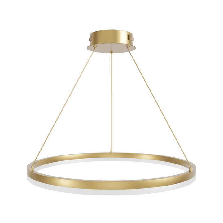 Circa LED Ring Pendant in Gold by Avenue Lighting