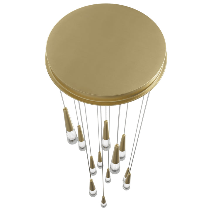 Encino Cone Shape Chandelier by Avenue Lighting - view 7