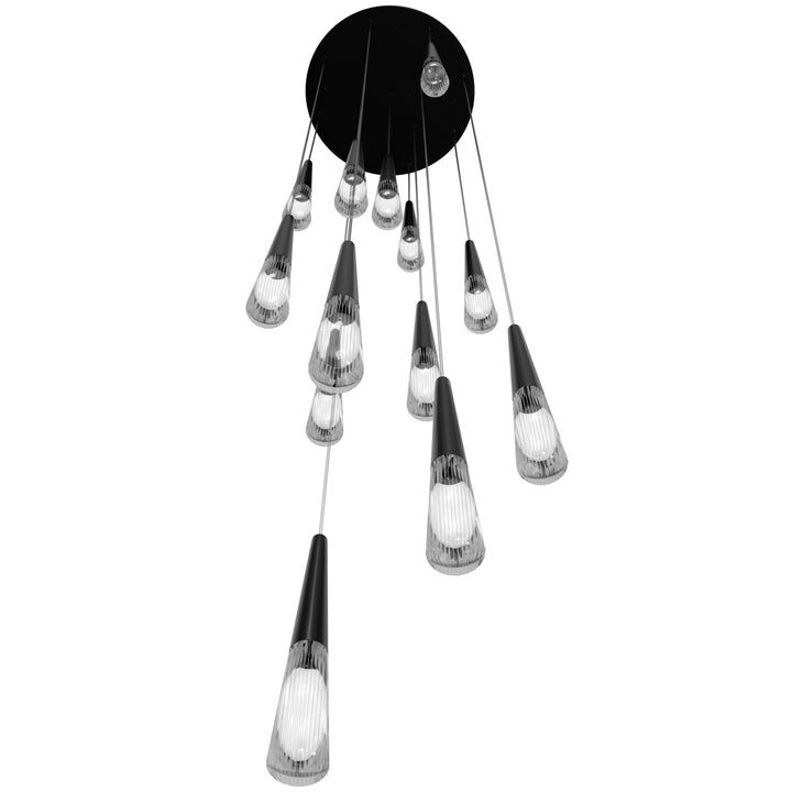Encino Cone Shape Chandelier by Avenue Lighting - view 11