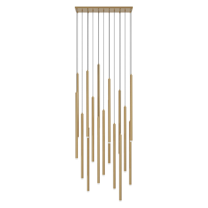 Filmore Chandelier in Aged Brass by Avenue Lighting
