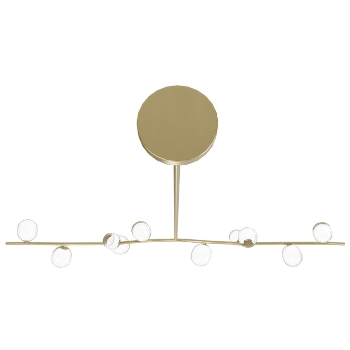 Hampton Chandelier Brass/Clear Glass by Avenue Lighting - view 6