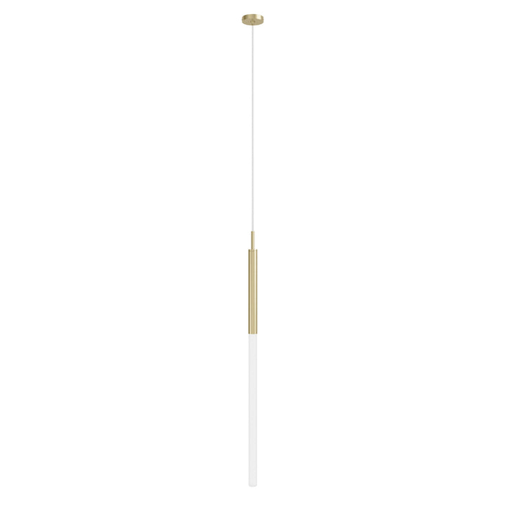 Main Street Pendant in Brushed Brass/Frost by Avenue Lighting