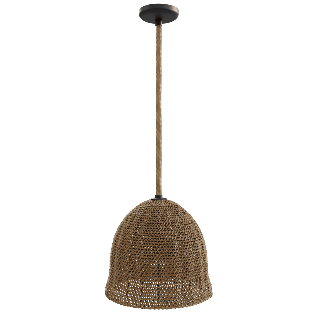 Malibu Bell-Shaped Pendant, 16"W, by Avenue Lighting