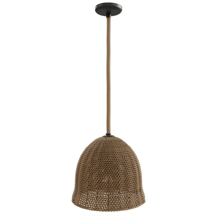 Malibu Bell-Shaped Pendant, 16"W, by Avenue Lighting