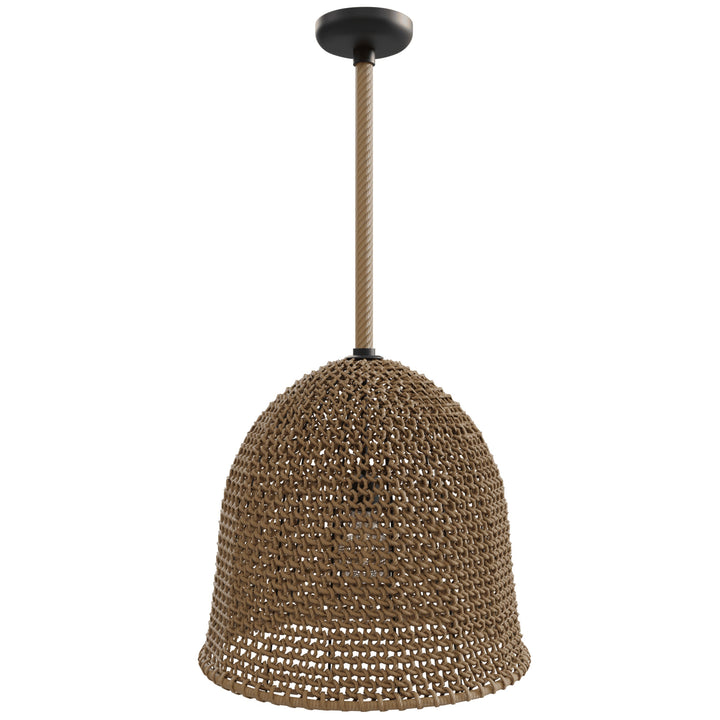 Malibu Bell-Shaped Pendant, 20"W, by Avenue Lighting