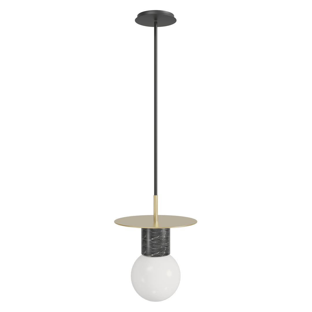 Newport Black Marble Pendant by Avenue Lighting