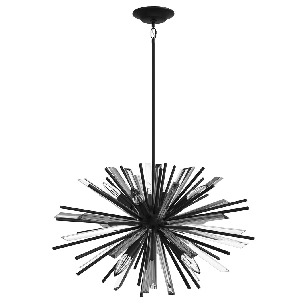 Palisades Sputnik Chandelier in Black by Avenue Lighting