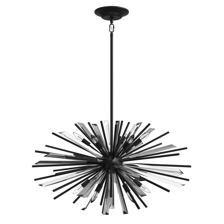 Palisades Sputnik Chandelier in Black by Avenue Lighting