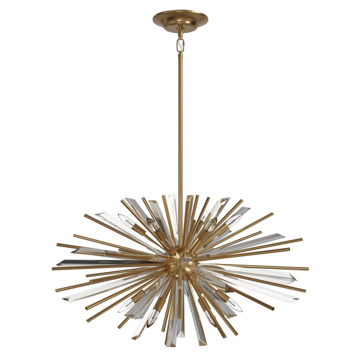 Palisades Sputnik Chandelier in Aged Brass by Avenue Lighting