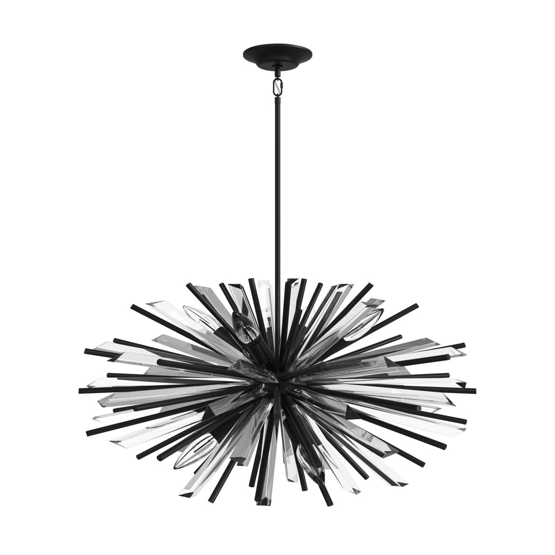 Palisades Sputnik Chandelier in Black by Avenue Lighting
