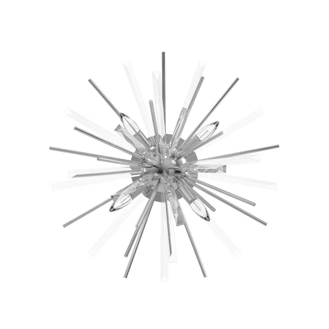 Palisades Wall/Ceiling Light in Chrome/Clear Glass by Avenue Lighting