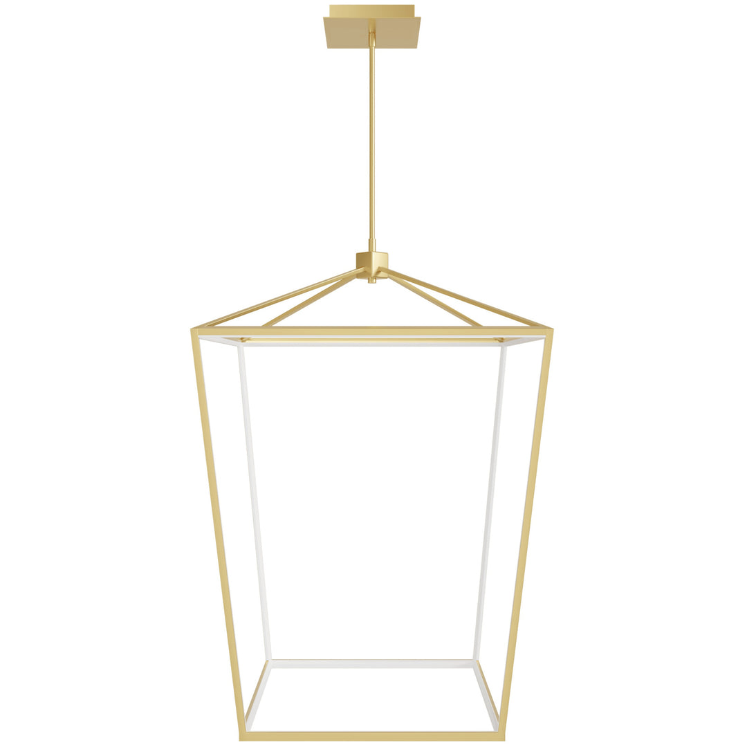 Park Ave. Carriage LED Pendant in Gold by Avenue Lighting