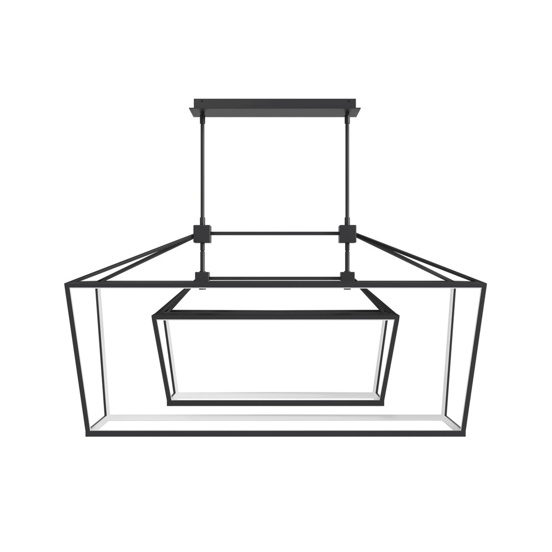 Park Ave. Double Carriage LED Pendant in Black by Avenue Lighting