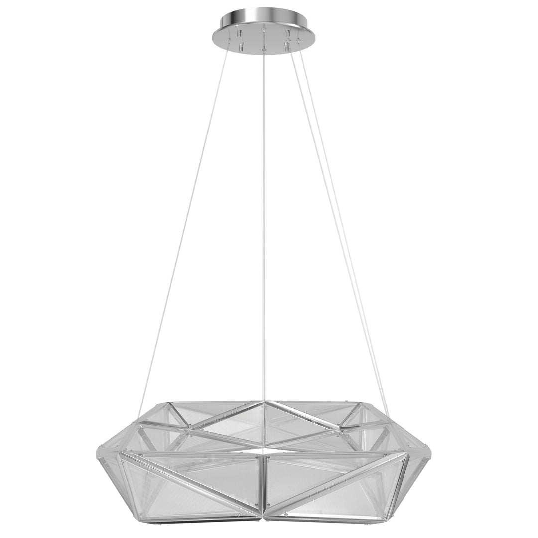 Seoul Geometric LED Pendant, 35"W, by Avenue Lighting