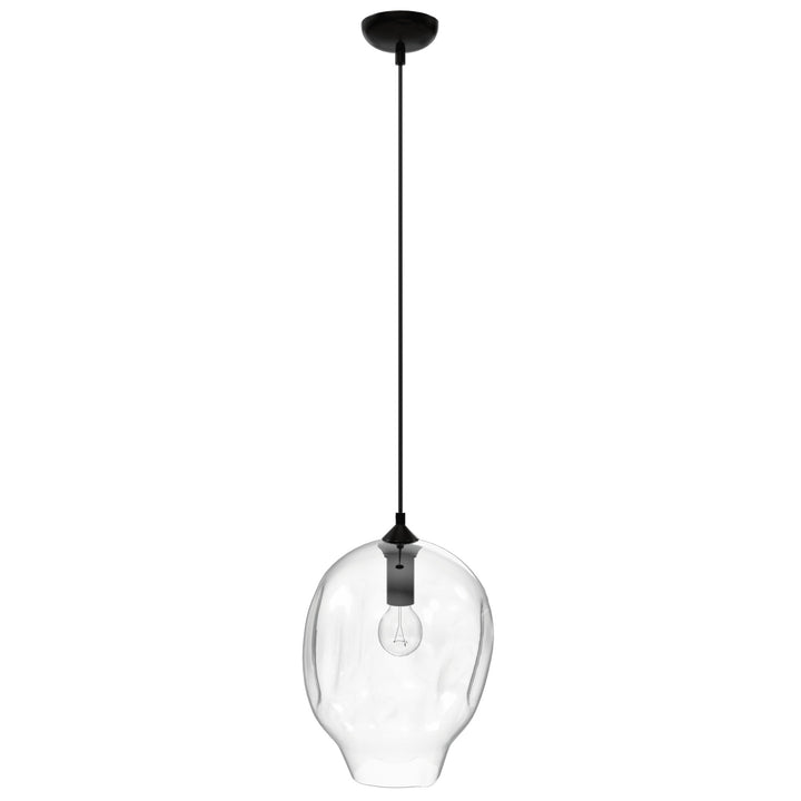 Sonoma Globe Pendant in Dark Bronze/Clear Glass by Avenue Lighting
