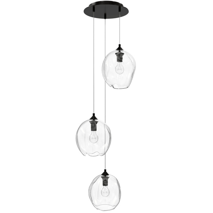 Sonoma Pendant in Dark Bronze/Clear Glass by Avenue Lighting
