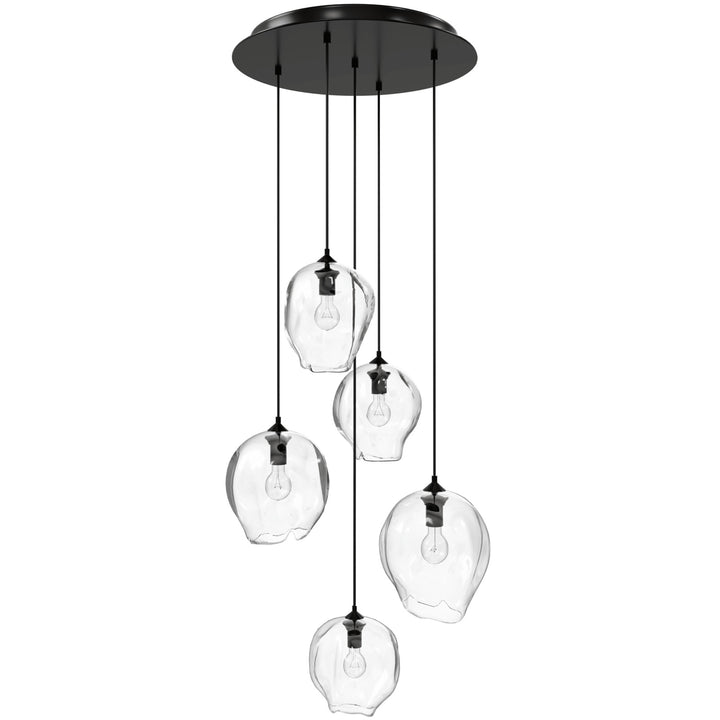 Sonoma Pendant in Dark Bronze/Clear Glass by Avenue Lighting
