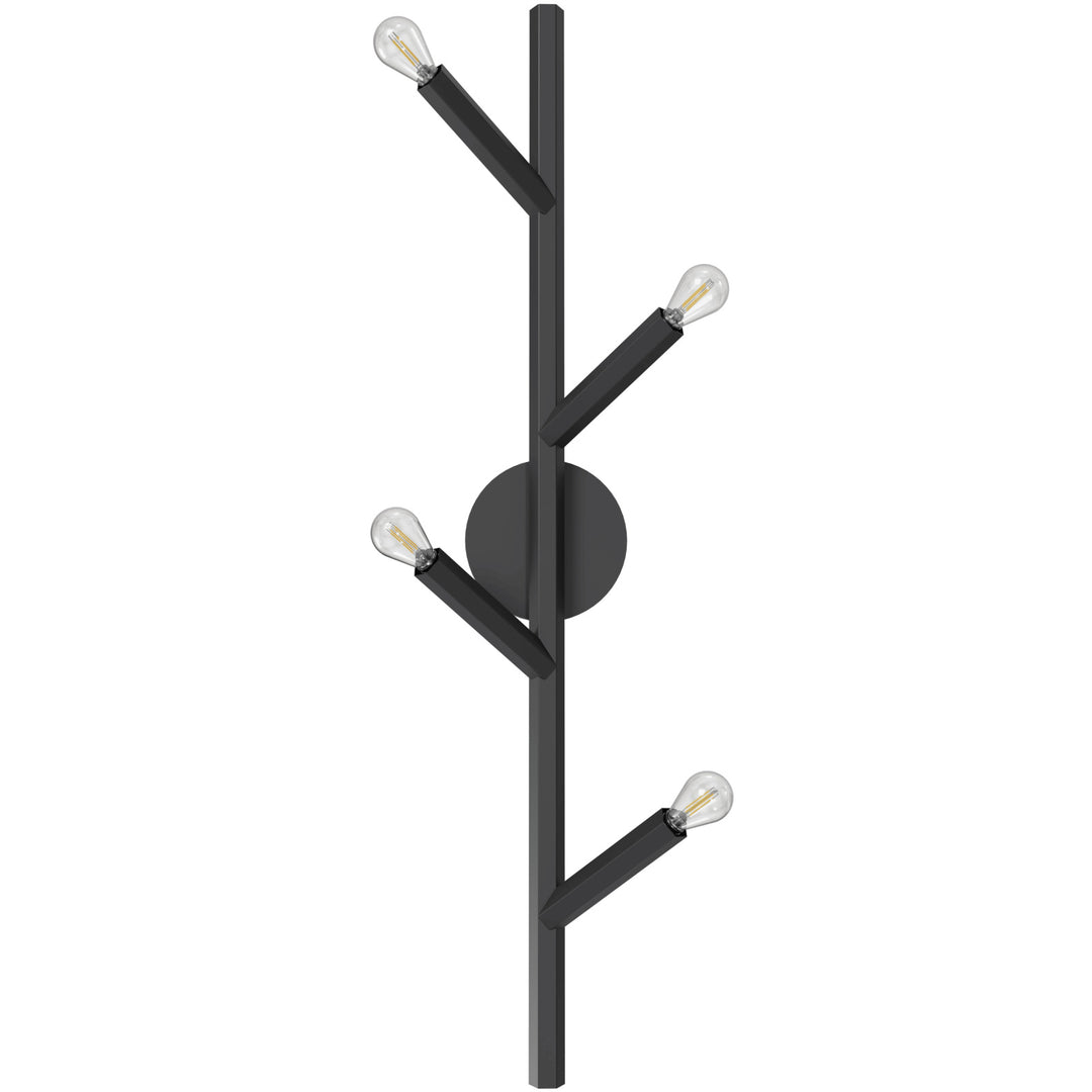 The Oaks Branch Wall Sconce in Black by Avenue Lighting