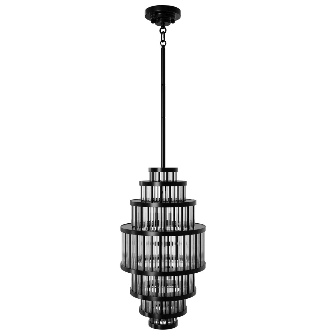 Waldorf Pendant in Polished Gunmetal by Avenue Lighting