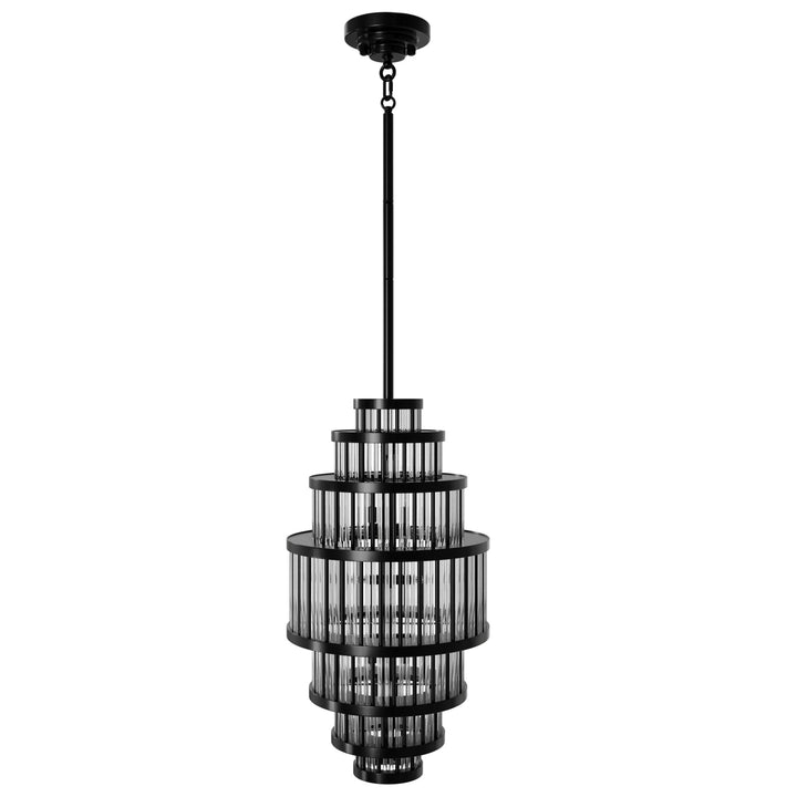 Waldorf Pendant in Polished Gunmetal by Avenue Lighting