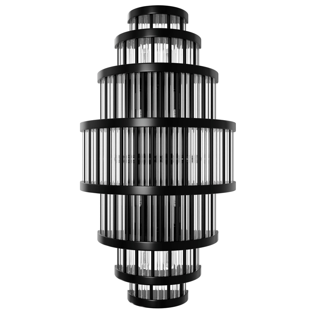 Waldorf Wall Sconce in Polished Gunmetal by Avenue Lighting