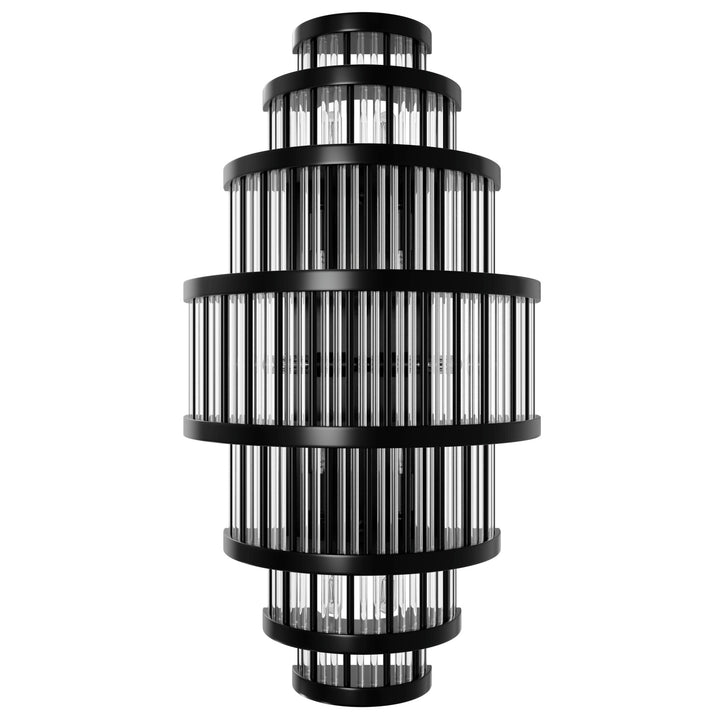 Waldorf Wall Sconce in Polished Gunmetal by Avenue Lighting