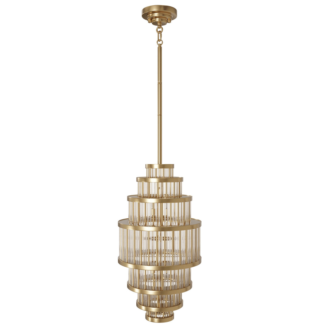 Waldorf Pendant in Aged Brass by Avenue Lighting