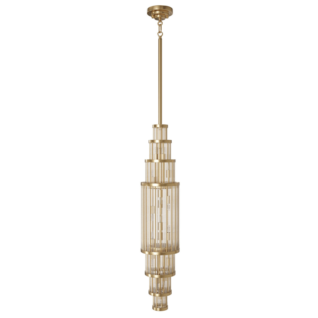 Waldorf Pendant in Aged Brass by Avenue Lighting