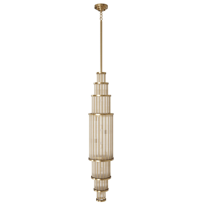 Waldorf Pendant in Aged Brass by Avenue Lighting