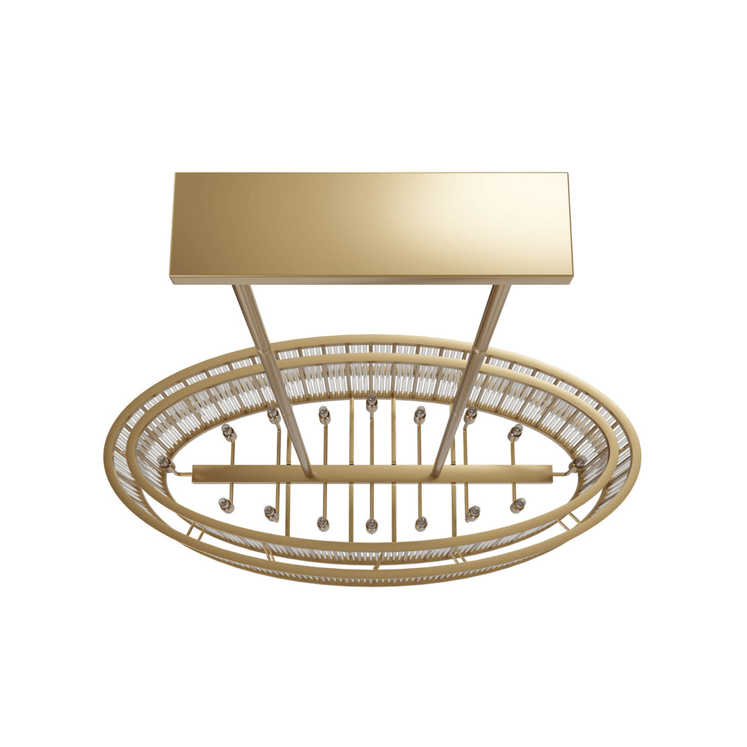 Waldorf Oval Chandelier by Avenue Lighting - view 4