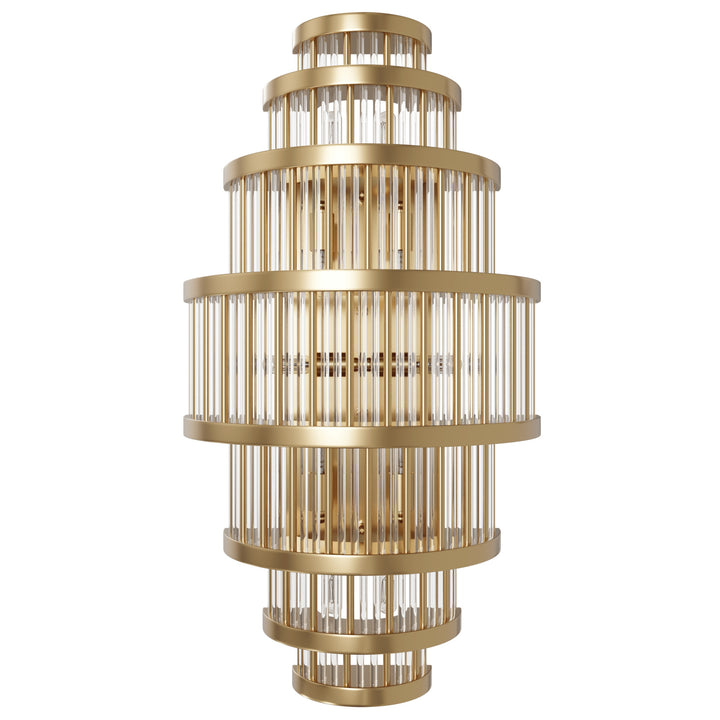 Waldorf Wall Sconce in Aged Brass by Avenue Lighting