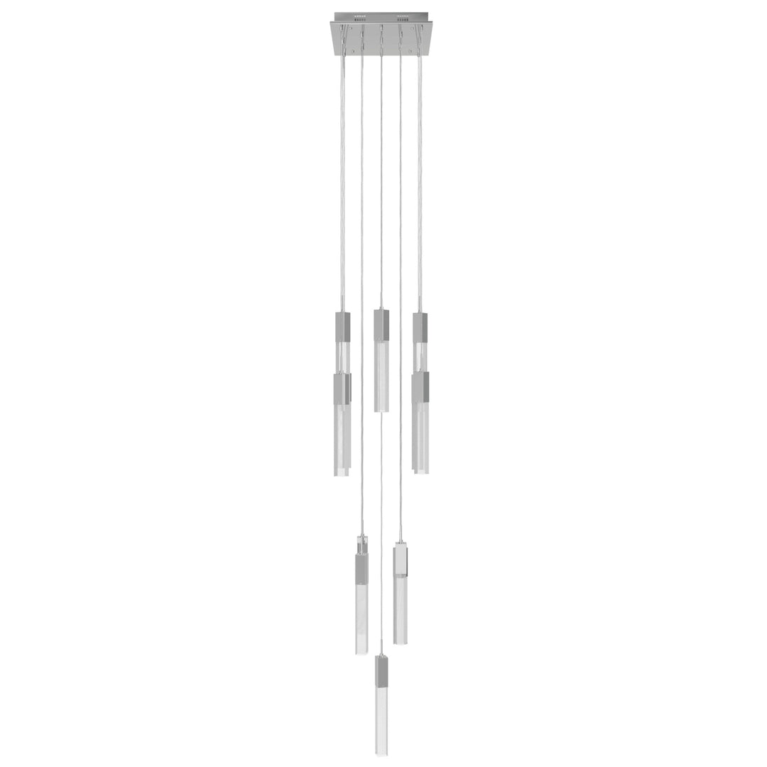 The Original Glacier Sputnik Chandelier in Polished Chrome/Snow Acrylic by Avenue Lighting