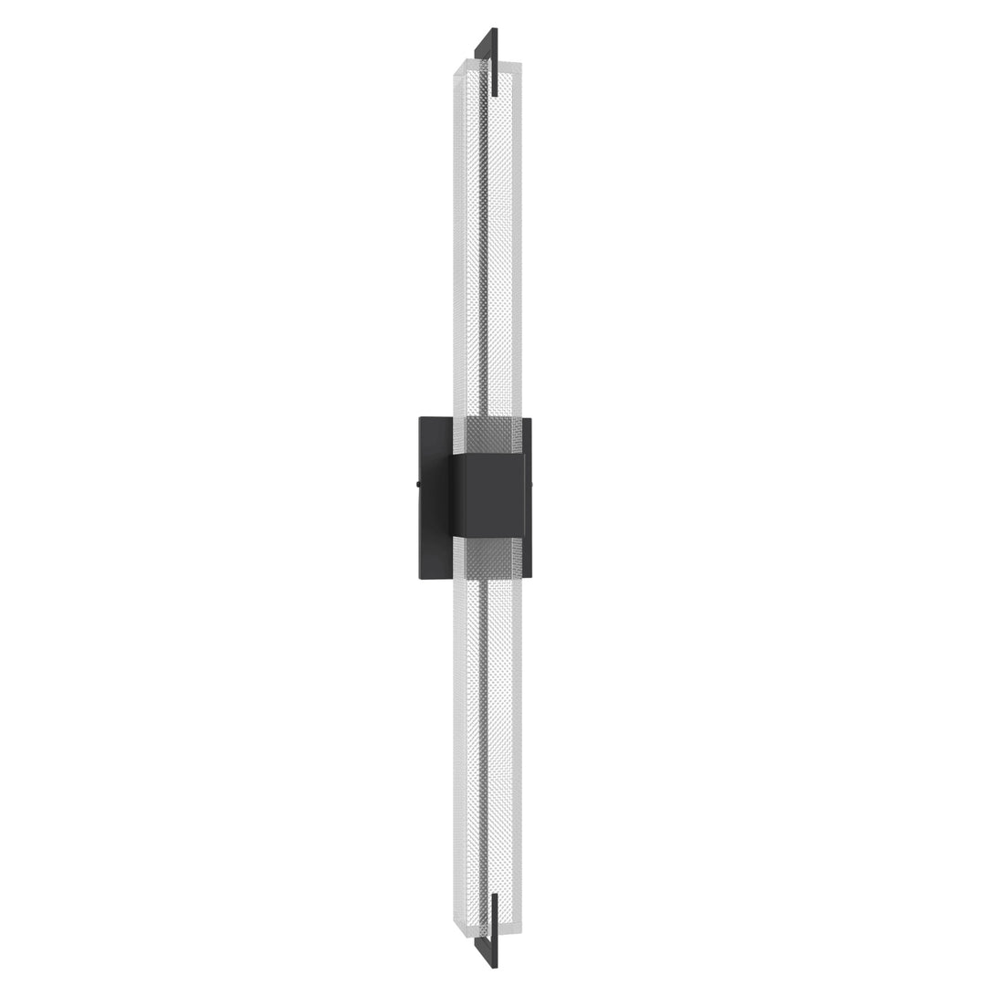 The Original Glacier LED Wall Sconce in Black/Snow by Avenue Lighting