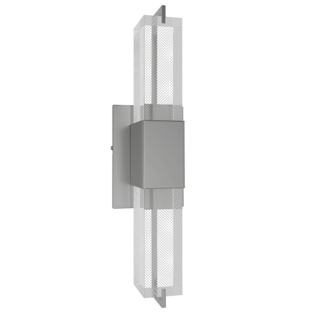 The Original Glacier LED Wall Sconce in Polished Nickel/Snow by Avenue Lighting