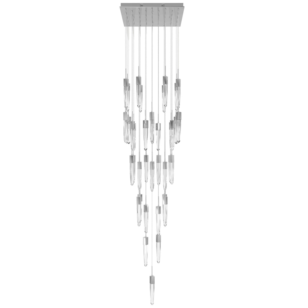 The Original Aspen Sputnik Chandelier in Polished Chrome/Clear Crystals by Avenue Lighting