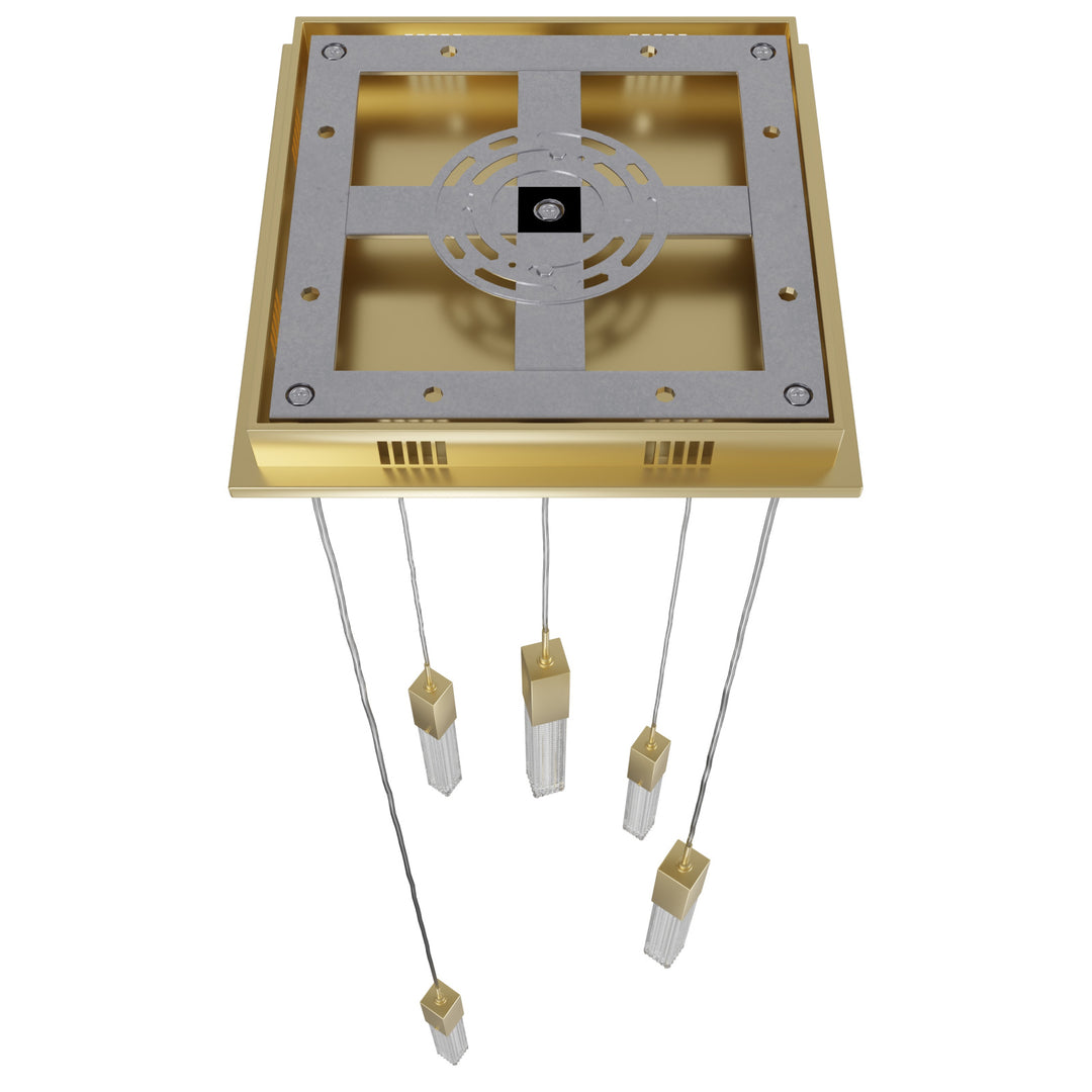 Boa LED Chandelier by Avenue Lighting - view 3