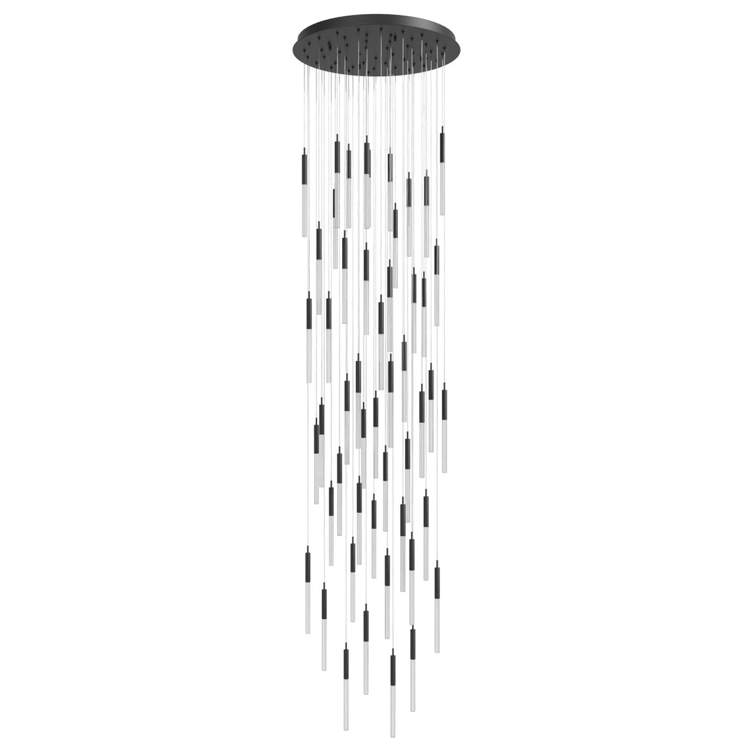 Main Street LED Chandelier in Black/Boa by Avenue Lighting