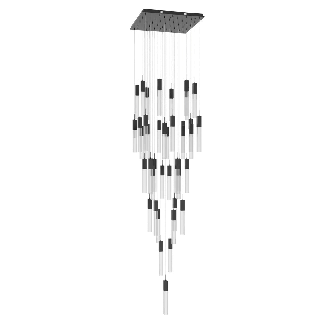 The Original Glacier Sputnik Chandelier in Dark Bronze/Clear Crystals by Avenue Lighting