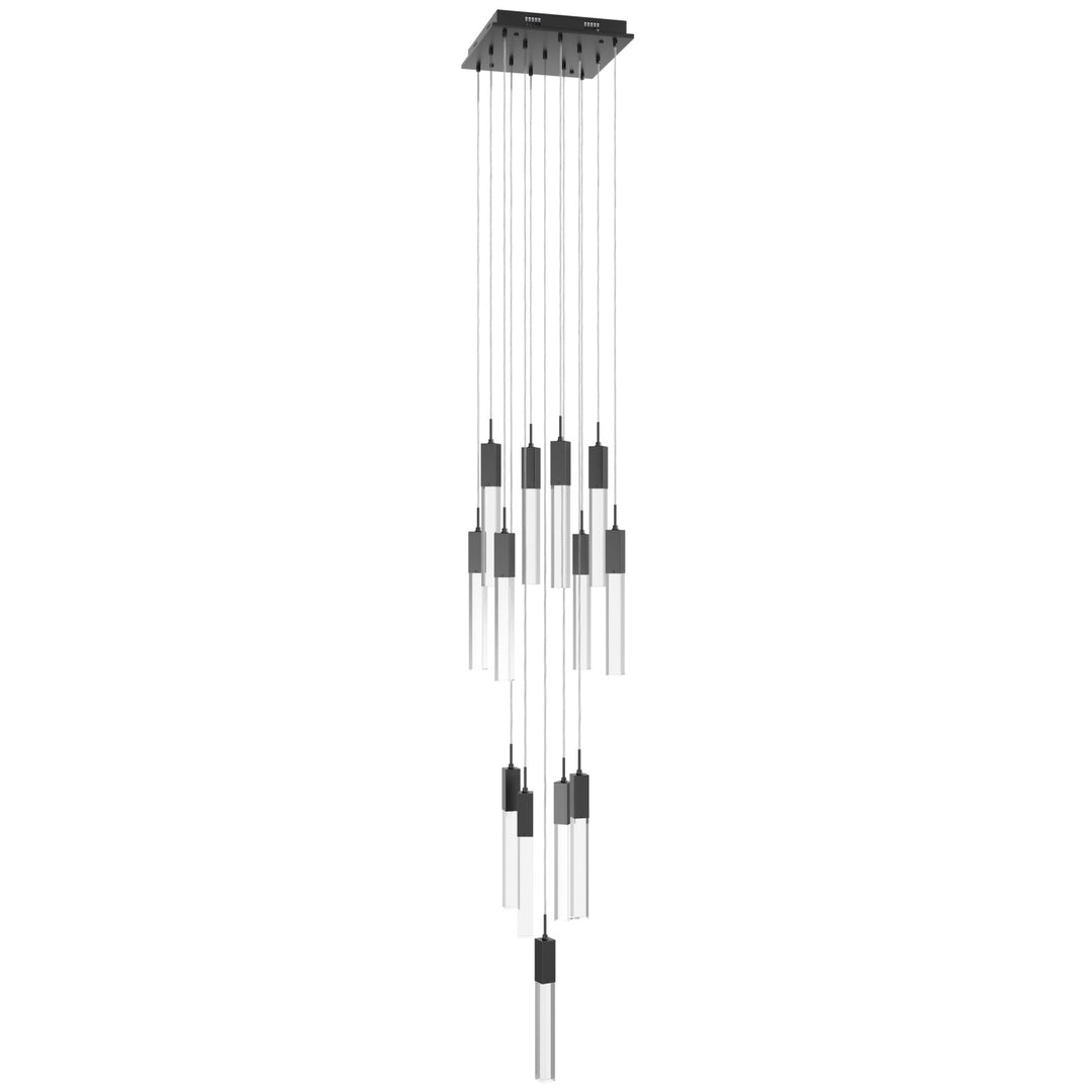 The Original Glacier Sputnik Chandelier in Dark Bronze/Clear Crystals by Avenue Lighting