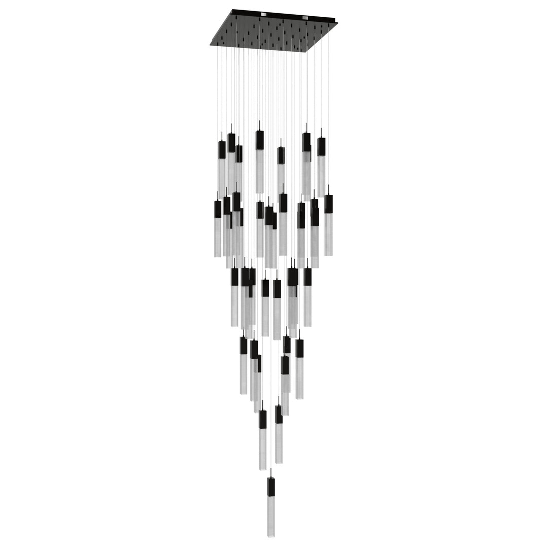 The Original Glacier Sputnik Chandelier in Dark Bronze/Snow by Avenue Lighting