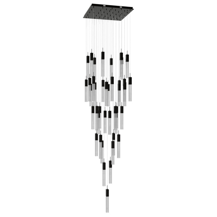 The Original Glacier Sputnik Chandelier in Dark Bronze/Snow by Avenue Lighting
