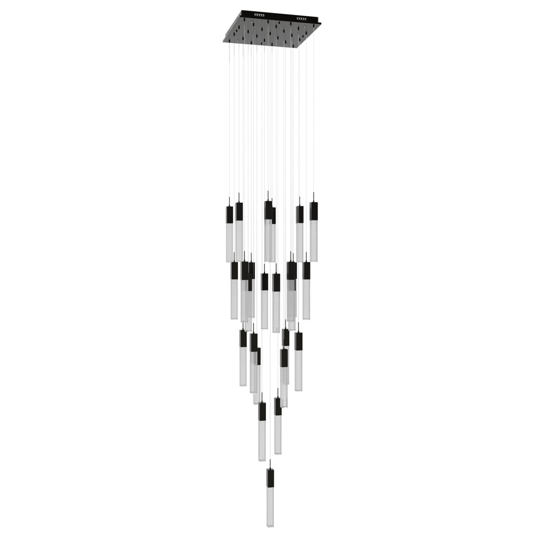 The Original Glacier Sputnik Chandelier in Dark Bronze/Snow Acrylic by Avenue Lighting